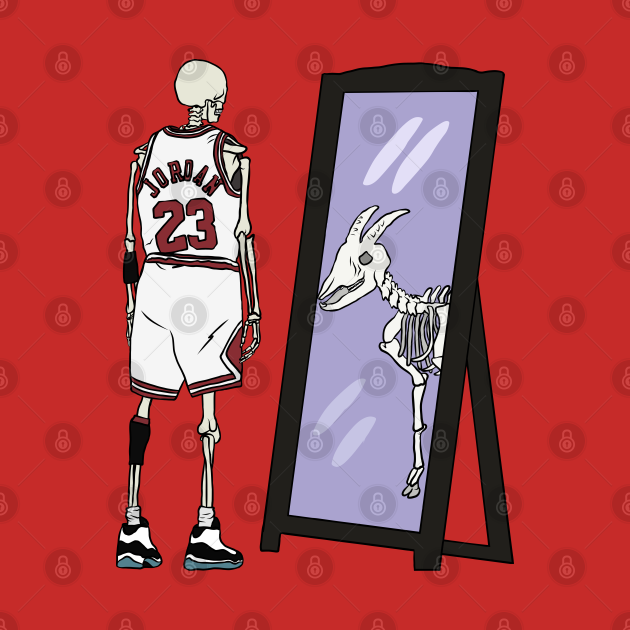 michael jordan skeleton shirt