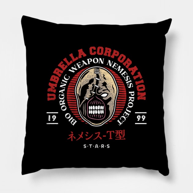 Bio Organic Weapon Emblem Pillow by logozaste