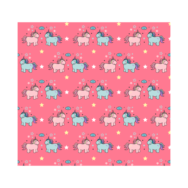 Unicorn kids pink by Bomdesignz