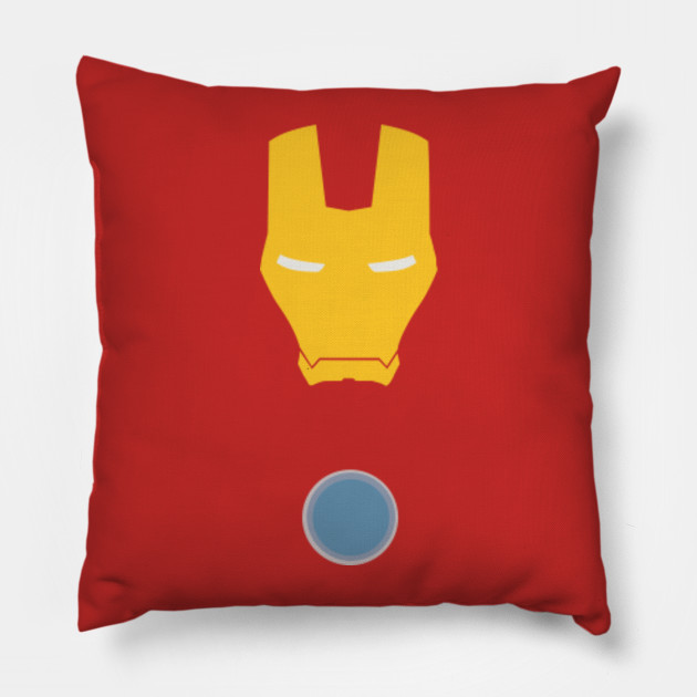 Minimalist Iron Iron Man Pillow Teepublic