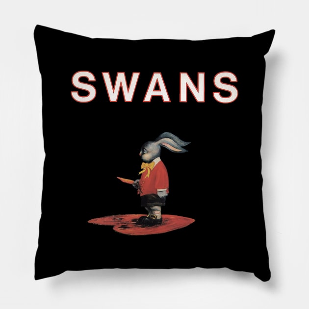 Swans Pillow by simmonsalvin