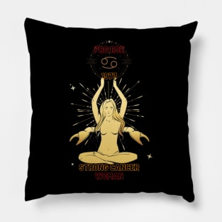 Strong cancer woman Pillow