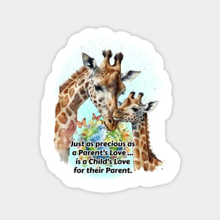 Parent Child Giraffe 2 Magnet