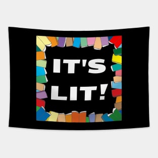 It's Lit | Books Pun Tapestry