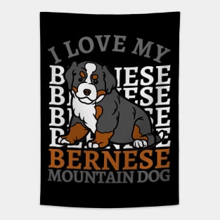 Bernese Mountain Dog Life is better with my dogs Dogs I love all the dogs Tapestry