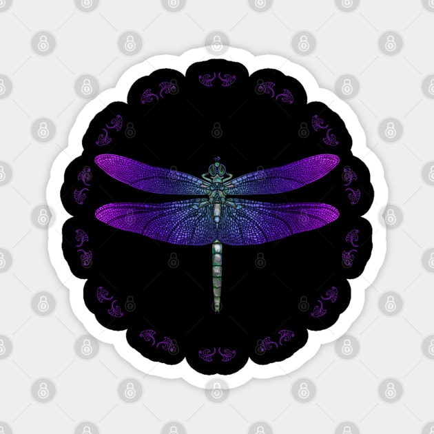 Iridescent Dragonfly Magnet by Erno