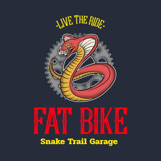 Live The Ride Fat Bike Mountain Biking by With Pedals