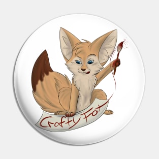 Crafty Fennec Fox Pin