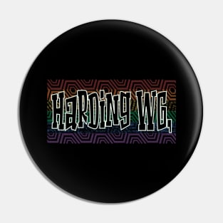 LGBTQ PRIDE EQUAL USA HARDING Pin