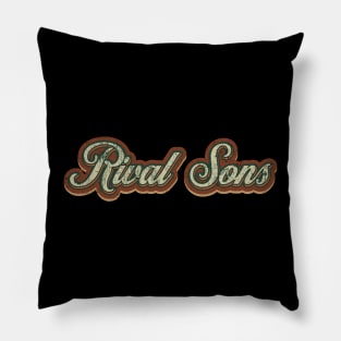 Rival Sons Vintage Text Pillow