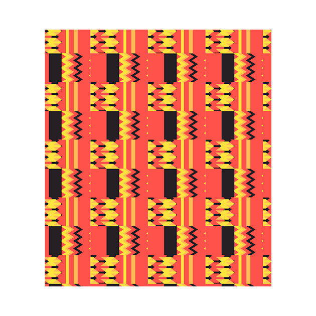 Zigzag, Straight, Pattern, Colorful, Tileable, Texture, Gift by WiggleMania