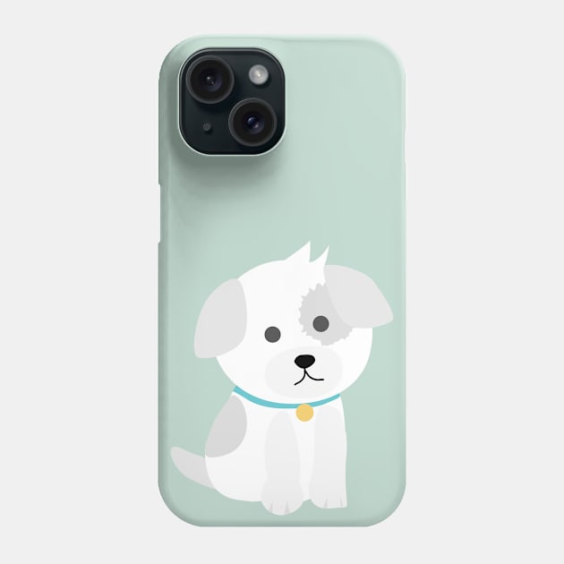 Cute Puppy Phone Case by Red Rov