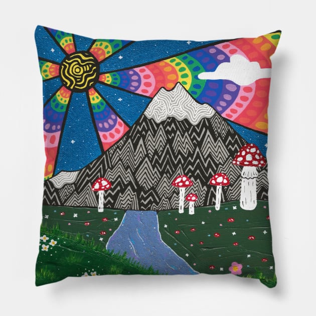 Dreamland Pillow by keithgreyart