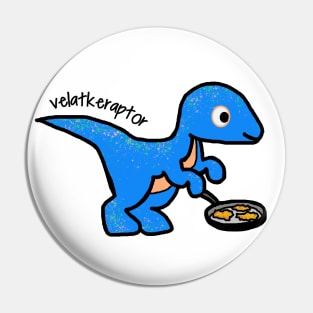 Hanukkah Dino Velatkeraptor Pin