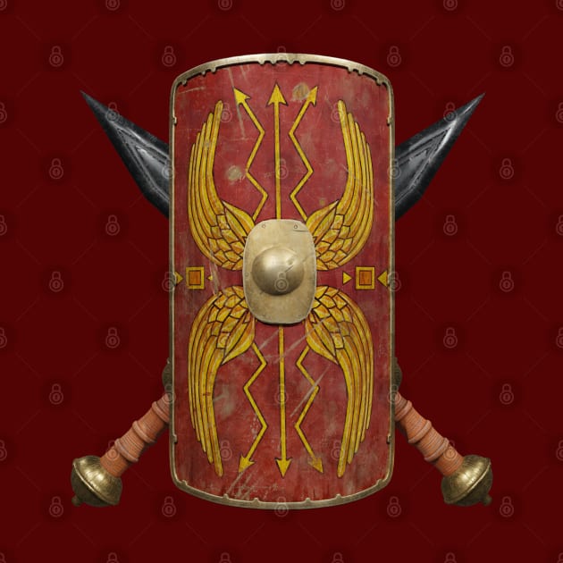 Shield and gladius of the Roman empire by ETOS ARS