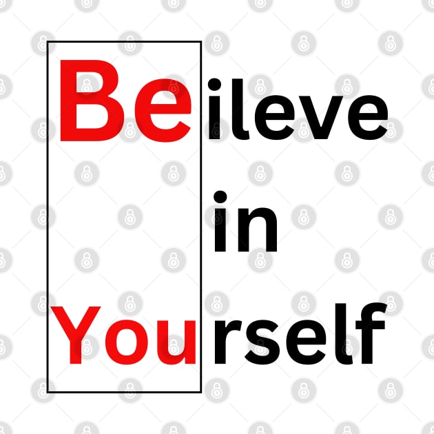 Believe in yourself motivation quotes by shankar designs