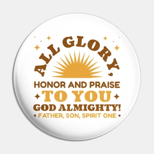 Religious christian god quote Pin