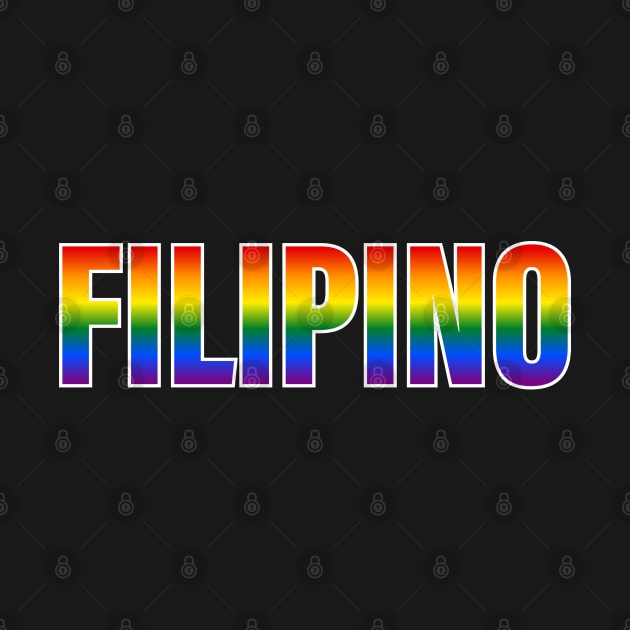 Rainbow Filipino LGBTQ Pride by Rainbow Nation