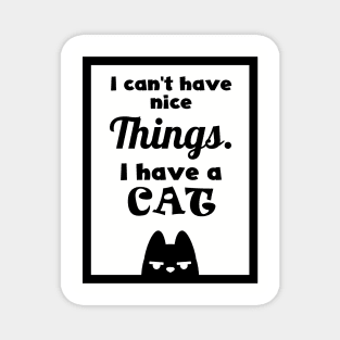 Fun cat frase - English Magnet