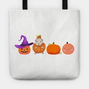 Cute Halloween Pumpkins Tote