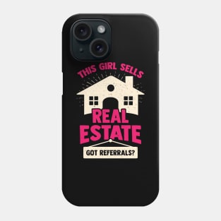 This Girl Sells Real Estate Phone Case