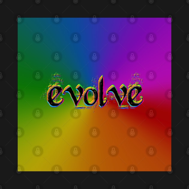 Evolve Rainbow Love Pride by PurplePeacock