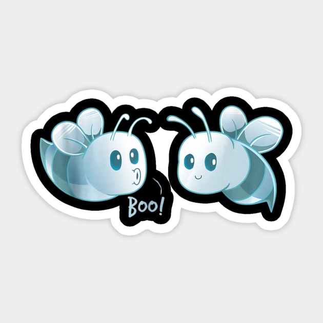 Boo Bees T-Shirt Halloween Ghost Bee Here For The Boos Shirt Boo Bees T-Shirt Halloween Ghost Bee Here For The Boos Shirt