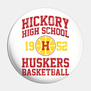 Hickory High School Huskers Basketball (Variant) Pin