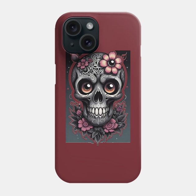 Sugar Bonez Phone Case by Absinthe Society 