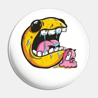 Pilled Up Pacman Pin