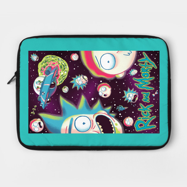 rick and morty laptop case