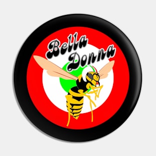 Wasp Mod Target Red bella Donna Pin