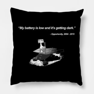 Opportunity Last Words Pillow