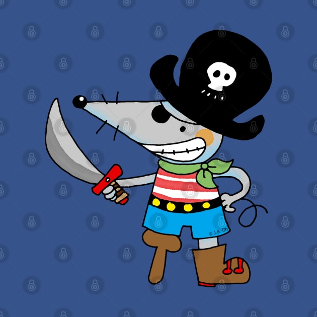 pirate mouse cartoon by cartoonygifts