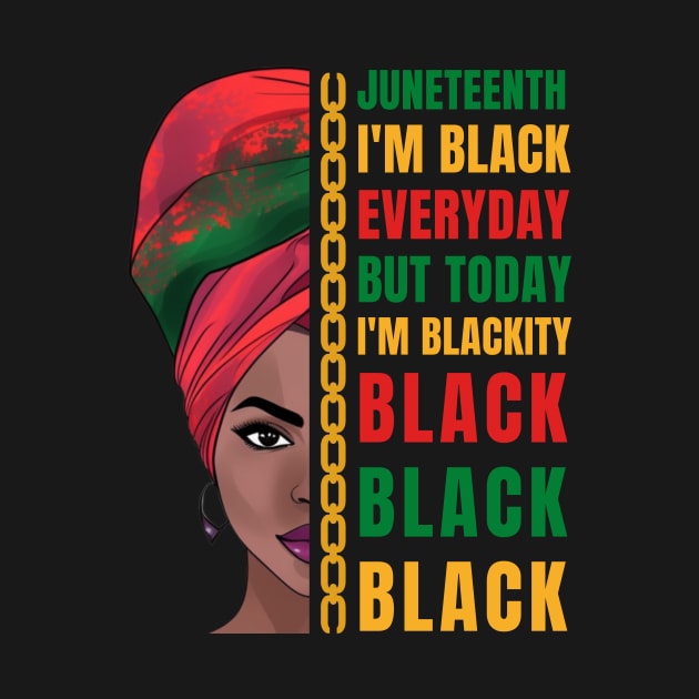 Juneteenth Celebrate Freedom by Imou designs