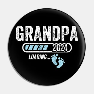 Grandpa 2024 loading for pregnancy announcement Pin