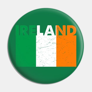 Ireland Flag Irish Pride St. Patrick's Day T-Shirt Pin