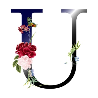 botanical monogram U T-Shirt