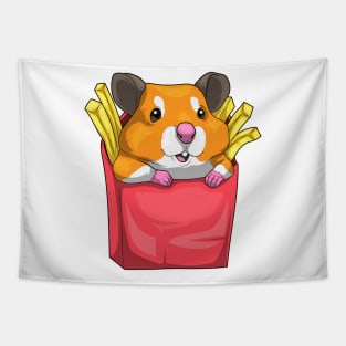 Hamster French fries Tapestry