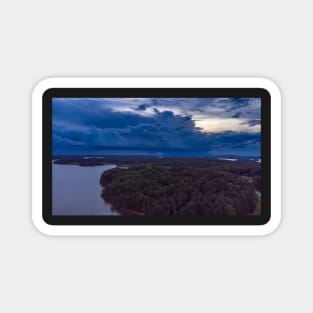 Storm over Lake Lanier Magnet