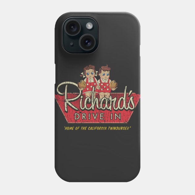 Richard's Drive-In 1949 Phone Case by JCD666