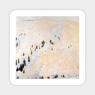 saint anton flat light 1996 Magnet