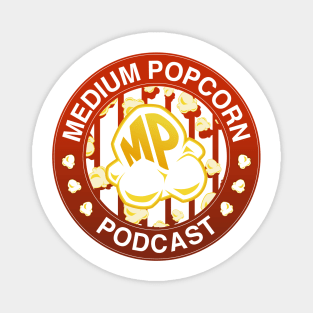 Medium Popcorn Logo Magnet