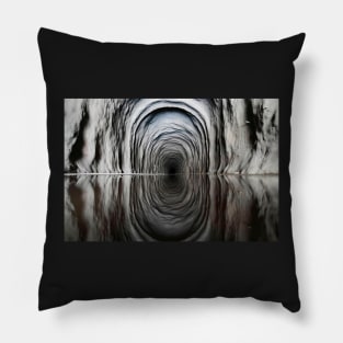 Obscure tunnel Pillow