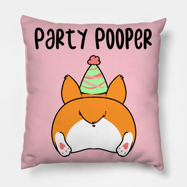 Party Pooper Pillow by IlanB