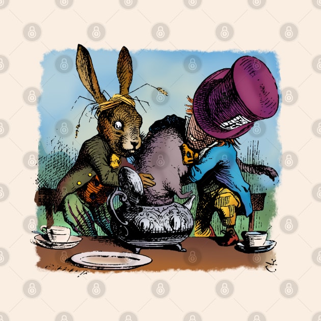 The Hatter, The Hare, and the Dormouse by MandyE