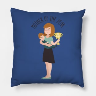 Mother of the Year Pillow