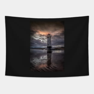 Talacre Lighthouse at Dawn Tapestry