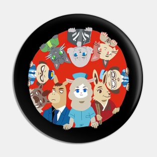 All Characters Art! Odd Taxi Pin