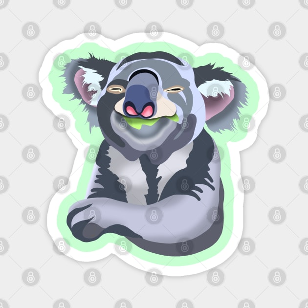 Be Happy Cute Funny Koala Magnet by Spirit Animals 21